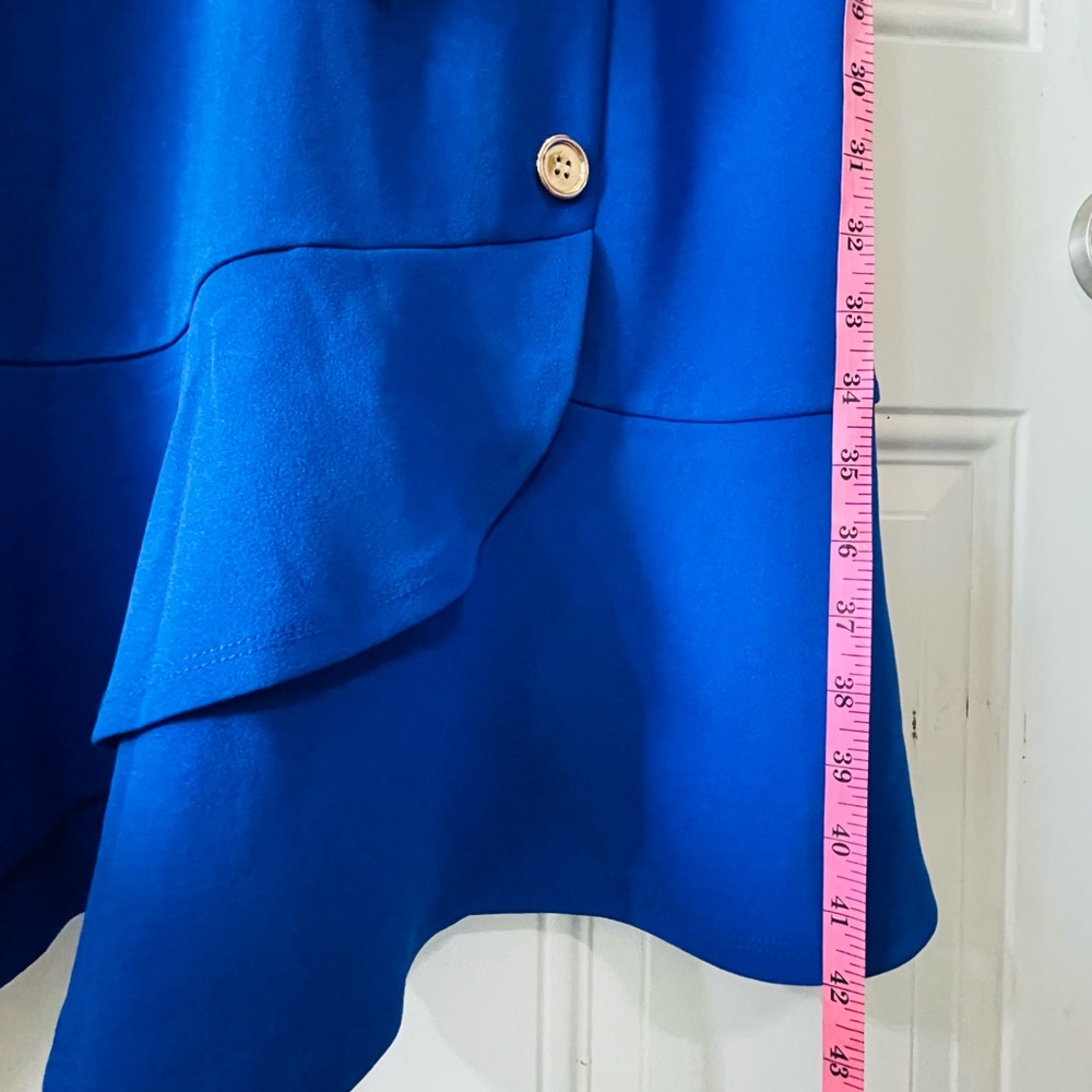 Revelry Royal Blue Asymmetrical Dress - Picture 5 of 5
